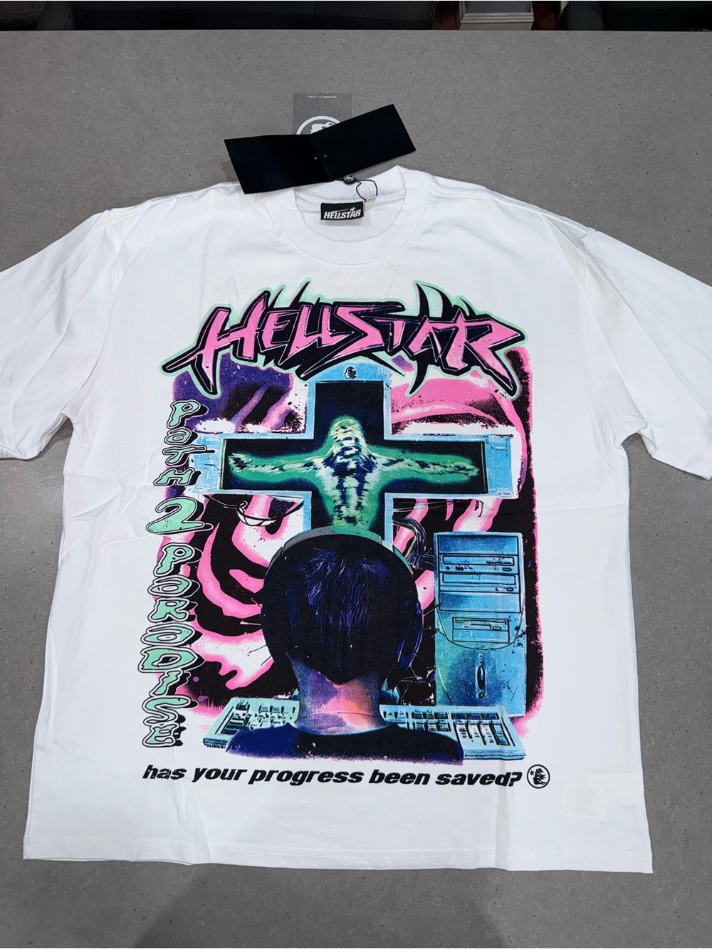 HELLSTAR WHITE SHIRT PATH2paradise
